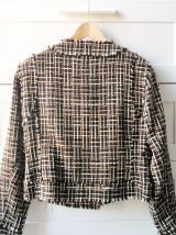 Veste courte épaisse marron taille 44