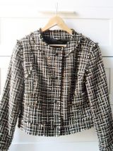 Veste courte épaisse marron taille 44