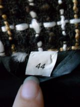 Veste courte épaisse marron taille 44