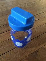 HENKEL pot fleurs bleues RARE et vintage