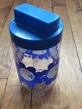 HENKEL pot fleurs bleues RARE et vintage