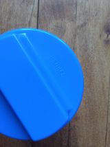 HENKEL pot fleurs bleues RARE et vintage