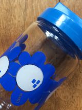 HENKEL pot fleurs bleues RARE et vintage