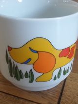 Tasse chien au look scandinave et vintage