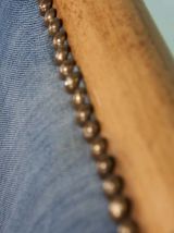 CHAISE BRIDGE "RAFAELA" assise et dossier restaurés jean's Levis 501