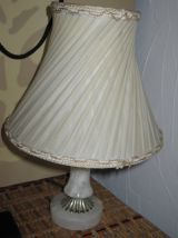 Lampe de chevet vintage en albâtre