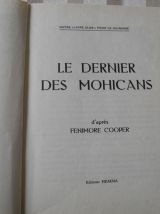 Livre "Le dernier des Mohicans" d'après Fenimore COOPER