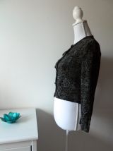 Chemisier baroque boutonné vintage 80's