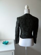 Chemisier baroque boutonné vintage 80's