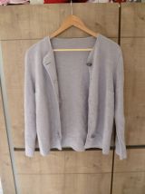 Gilet / pull gris clair vintage / retro