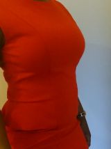 Robe rouge 3 suisse collection 