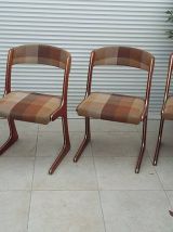 Lot de 4 chaises scandinaves Années 60