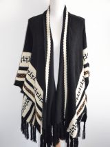Magnifique Poncho taille Unique bohoemien