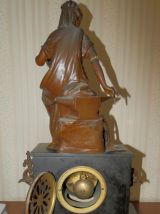 horloge 19e marbre et régule