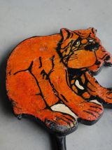 Marionnettes de theatre en bois vintage