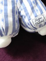 Doudou Lapin  Peluche "Tartine et Chocolat"