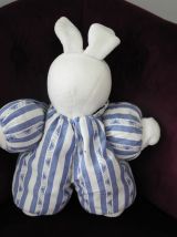 Doudou Lapin  Peluche "Tartine et Chocolat"