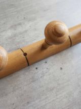 porte manteaux mural bambou