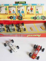 petites voitures de courses PENNY métal