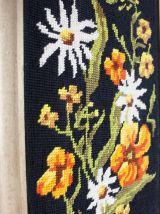 canevas de fleurs vintage encadrés 