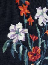 canevas de fleurs vintage encadrés 