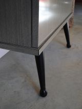 Vitrine bibliothèque Formica vintage année 50