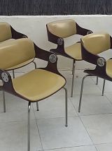 Lot de 4 Eugen Schmidt "sthul chair" de 1966