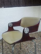 Lot de 4 Eugen Schmidt "sthul chair" de 1966