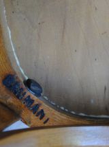 3 Chaises de bistrot Emile Baumann vintage années 50