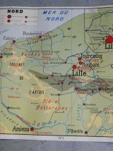 Carte scolaire Rossignol Nord et Est de la France