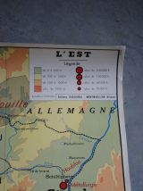 Carte scolaire Rossignol Nord et Est de la France