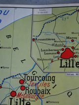 Carte scolaire Rossignol Nord et Est de la France