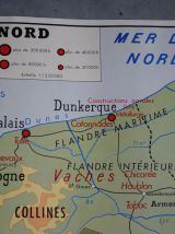 Carte scolaire Rossignol Nord et Est de la France