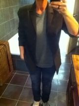 Blazer Vintage kaki Gérard Pasquier