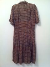 Robe plissée vintage Gérard Pasquier