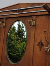 Vestiaire porte manteau ancien en bois