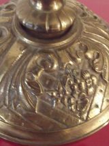 candelabres 5 branches versailles en laiton doré