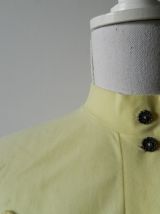 Petite chemise peplum col haut vintage