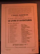 Le livre d'aventures - édition Tallandier - 1952