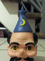 Sympathiques têtes de marionnettes en caoutchouc - années 70