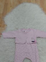 Pyjama + bonnet + moufles 3 mois Marèse