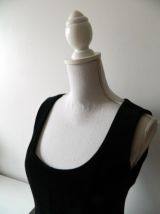 Robe moulante en velours noire vintage 90's