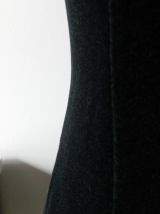 Robe moulante en velours noire vintage 90's