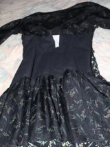 Robe soirée rétro imprimé floral AGNES B T 36/38