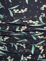 Robe soirée rétro imprimé floral AGNES B T 36/38