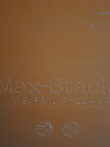 Suite 6 chaises signées Max-Stacker édition Steelcase des années 70
