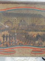 Boîte à sucre métal "Libération de Paris"