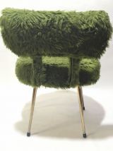 Chaise(s) moumoute verte 70s