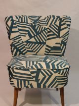 Fauteuil cocktail année 50 refait neuf