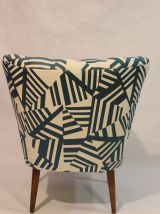Fauteuil cocktail année 50 refait neuf